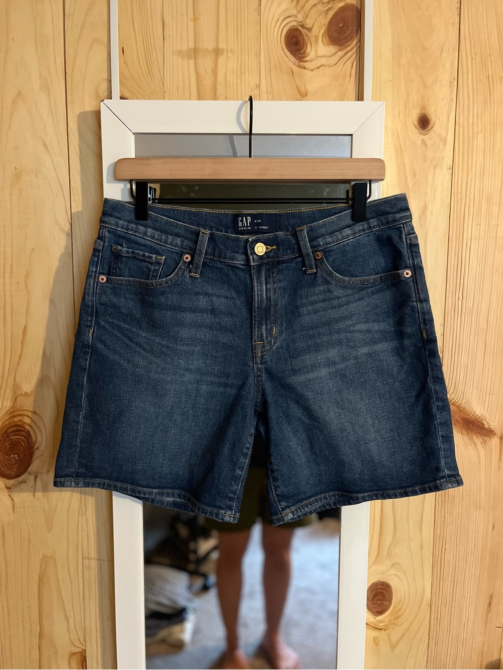 Gap Denim Midi Shorts